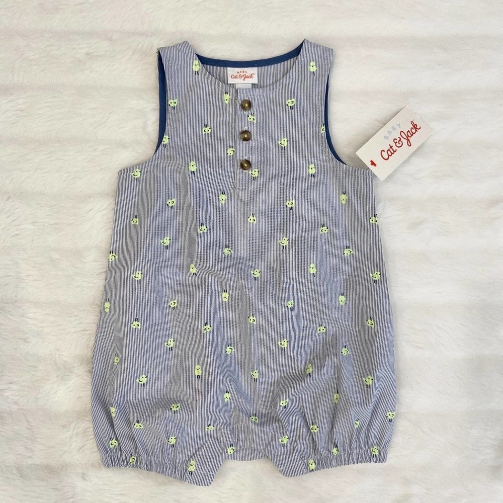 NEW Baby Chick One Piece Jumper Cat and Jack